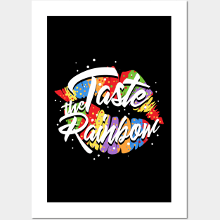 Taste My Rainbow LGBT product I LGBTQ Pride Posters and Art